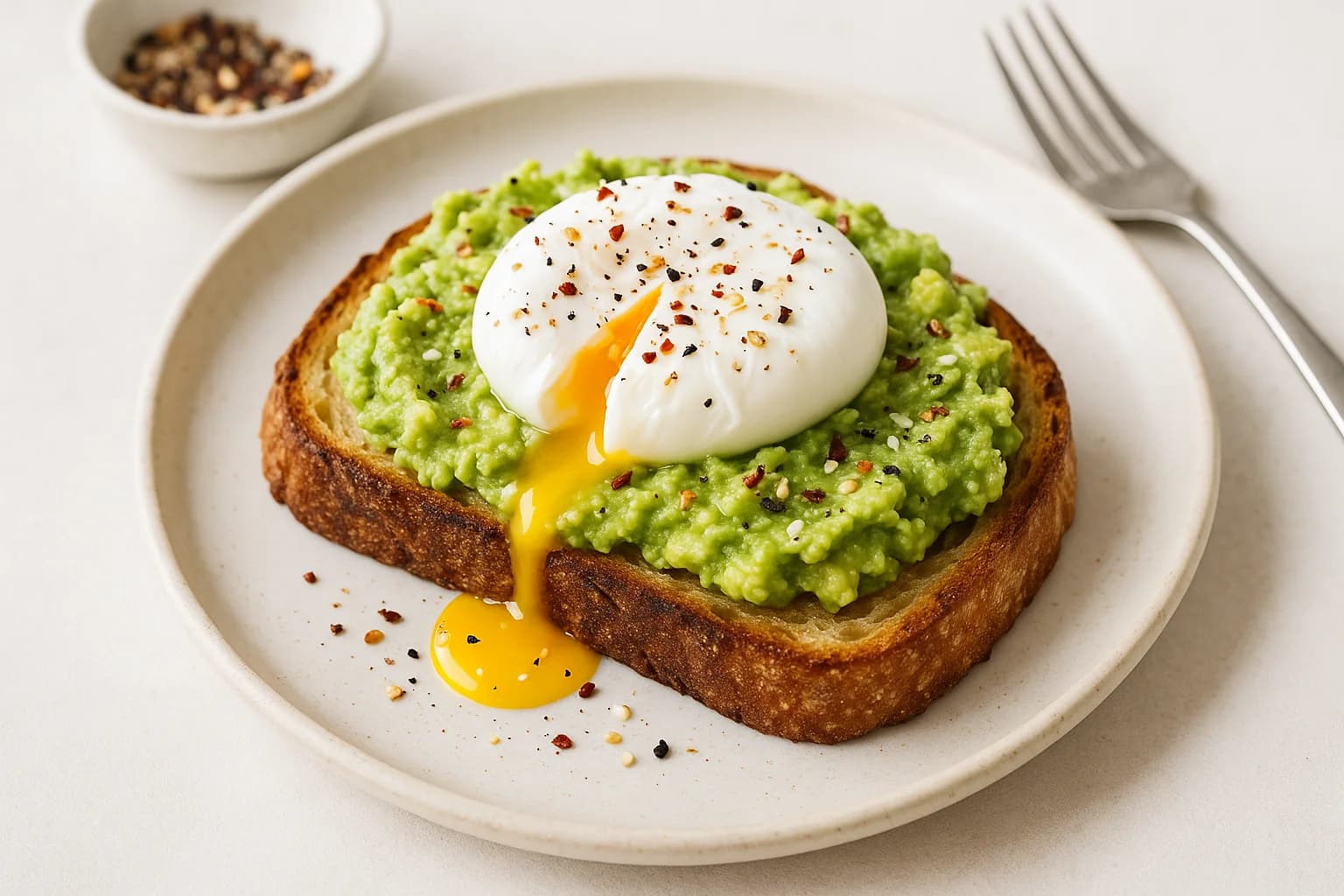 Tostadas de aguacate
